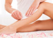 épilation à la cire des jambes